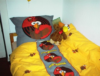 Das Bett von Eurem Moorh�hnchen!