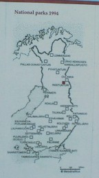 07.06 13:25 Unsere Lage in Finnland (Roter Punkt mitte rechts)!