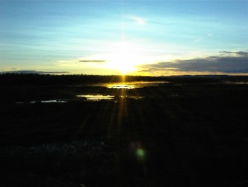 11.06 23:24 Fast halb elf und die Sonne scheint!