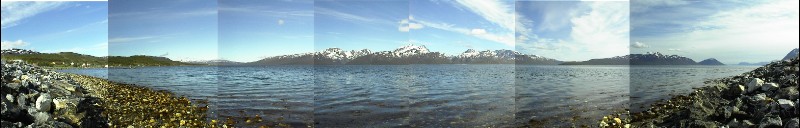 13.06 8:46 Panorama vom Campingplatz aus!