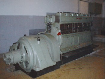 16.06 12:33 Auch der Dieselgenerator ist noch erhalten!