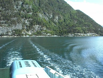 22.06 11:27 Mit der Fhre von Linge aus!