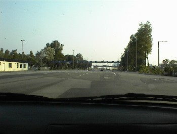 8:10 Ferienende: Au�er uns ist kaum einer Richtung Norden unterwegs!