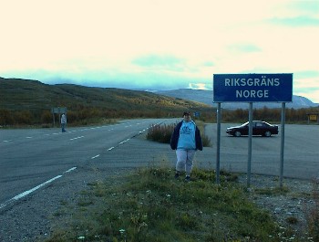 19:08 Die Grenze von der schwedischen Seite aus gesehen!