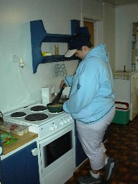 18:57 In Kvannli im G�stehaus!