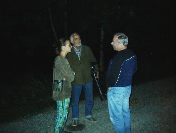 21:35 Abends zeigte uns Svein durchs Fernrohr Elche *freu*