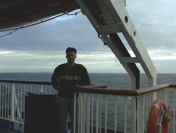 8:31 Mir geht es besser und lasse mich von meinem Schatz fotografieren!