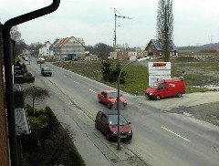 12.03 12:57 Mo: Im EG stehen die Wnde schon (beim Kran)!