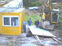 05.09 18:10 Dienstag: Demontage des Schildes!