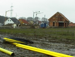 24.03.01 Sa Gasleitungen mssen noch verlegt werden!