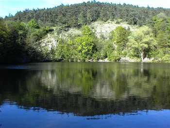 12.05 Zu diesem See fuhren wir hin...